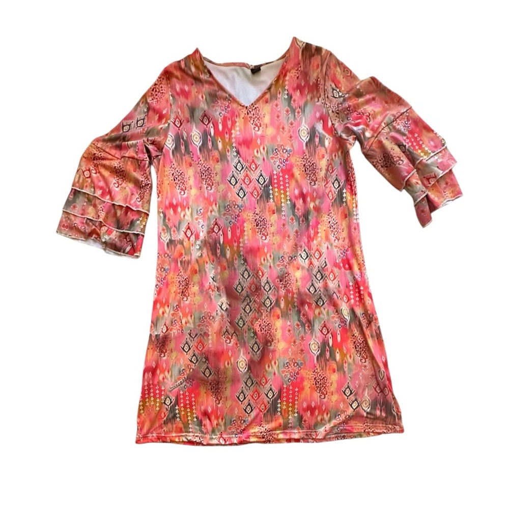 Boho Flowing Mini-Dress. Size M. NWOT.